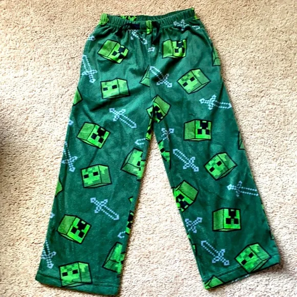 Minecraft discount pajama bottoms